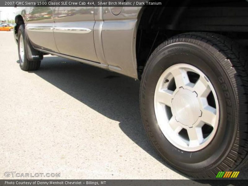 Silver Birch Metallic / Dark Titanium 2007 GMC Sierra 1500 Classic SLE Crew Cab 4x4