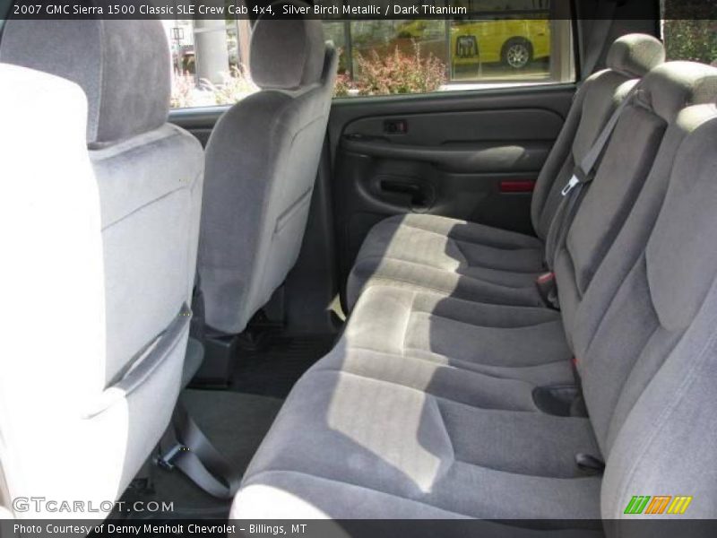 Silver Birch Metallic / Dark Titanium 2007 GMC Sierra 1500 Classic SLE Crew Cab 4x4