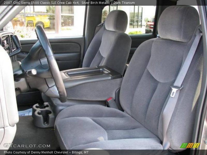 Silver Birch Metallic / Dark Titanium 2007 GMC Sierra 1500 Classic SLE Crew Cab 4x4
