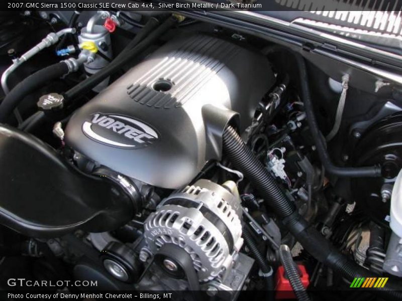 Silver Birch Metallic / Dark Titanium 2007 GMC Sierra 1500 Classic SLE Crew Cab 4x4