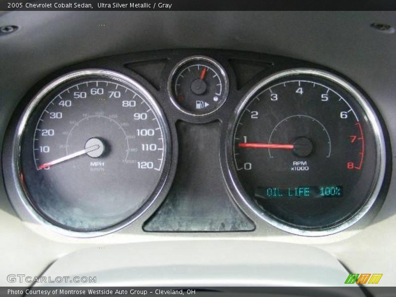Ultra Silver Metallic / Gray 2005 Chevrolet Cobalt Sedan