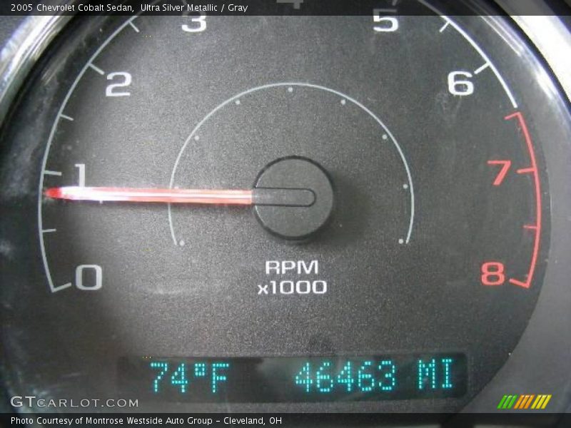 Ultra Silver Metallic / Gray 2005 Chevrolet Cobalt Sedan