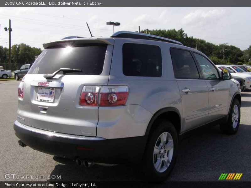 Liquid Silver Metallic / Ebony 2008 GMC Acadia SLE