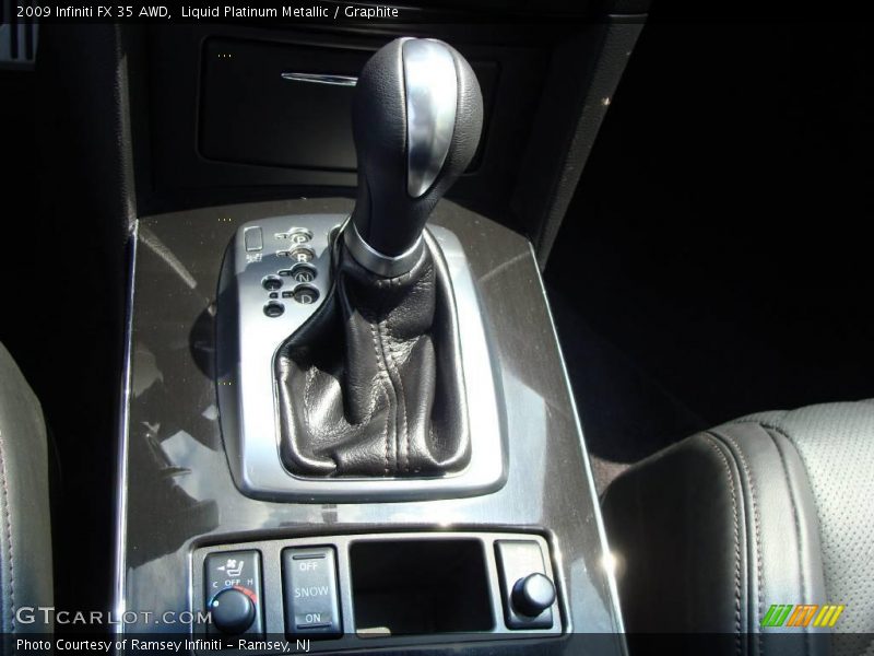 Liquid Platinum Metallic / Graphite 2009 Infiniti FX 35 AWD