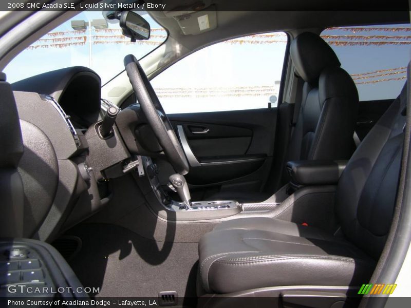 Liquid Silver Metallic / Ebony 2008 GMC Acadia SLE