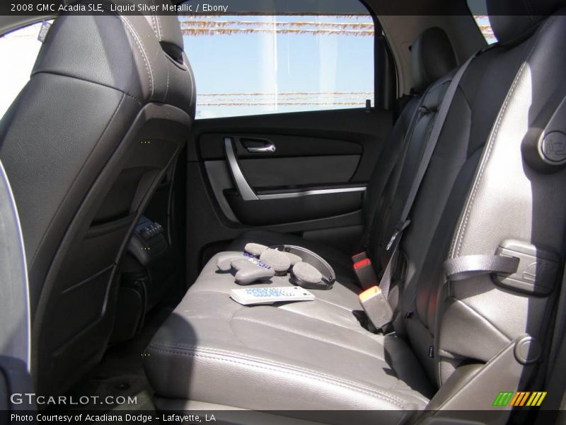 Liquid Silver Metallic / Ebony 2008 GMC Acadia SLE