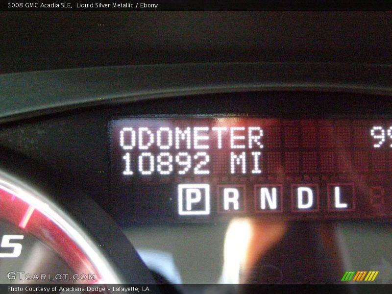 Liquid Silver Metallic / Ebony 2008 GMC Acadia SLE
