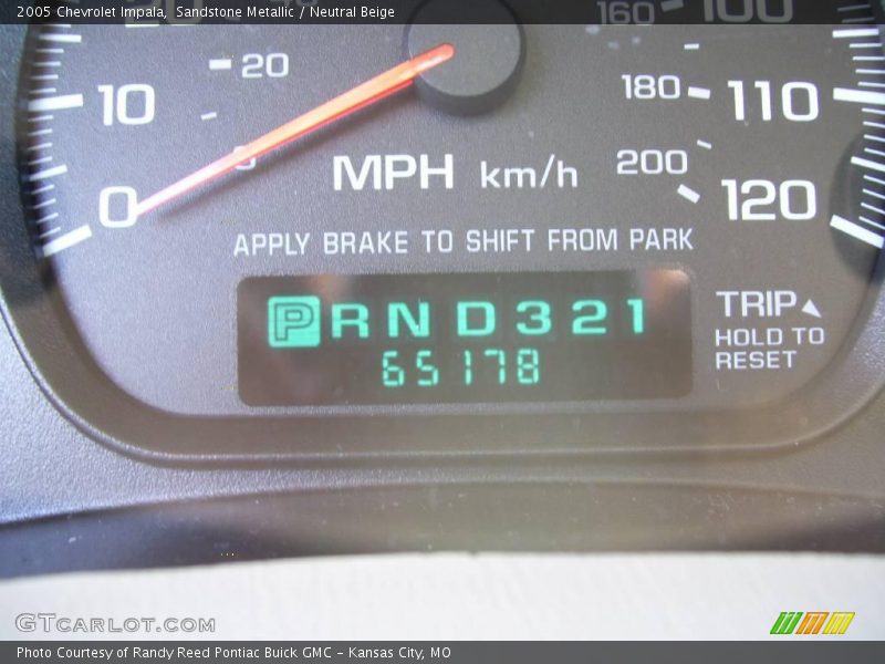 Sandstone Metallic / Neutral Beige 2005 Chevrolet Impala