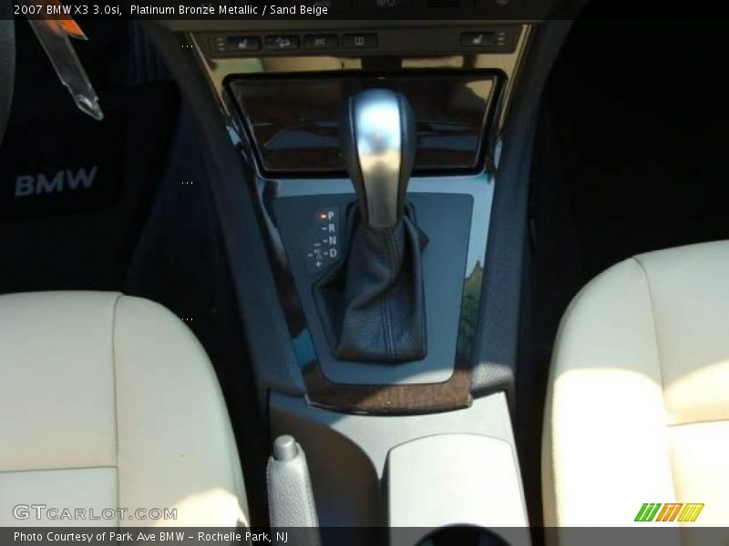 Platinum Bronze Metallic / Sand Beige 2007 BMW X3 3.0si