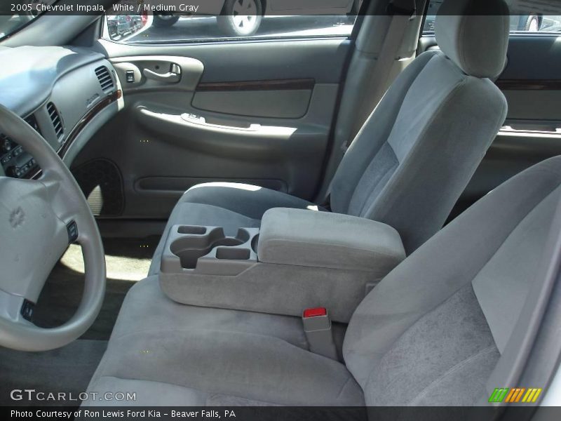 White / Medium Gray 2005 Chevrolet Impala