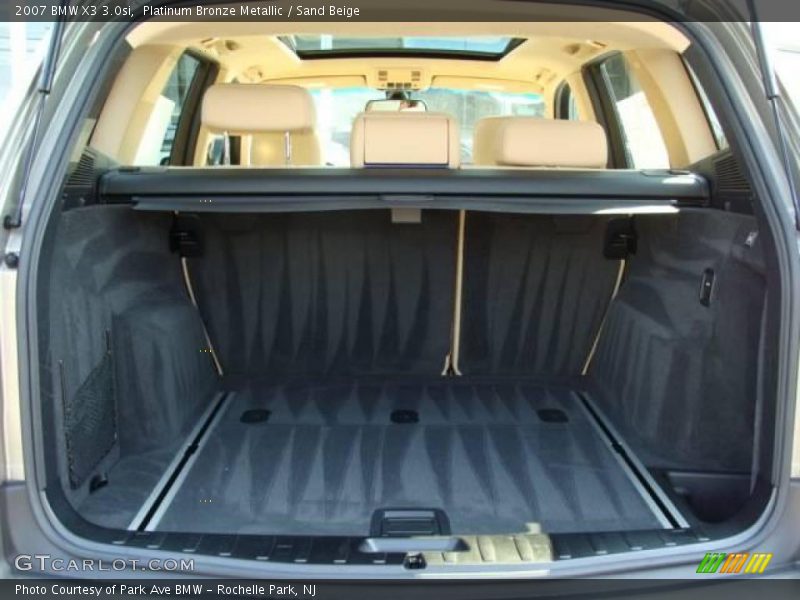 Platinum Bronze Metallic / Sand Beige 2007 BMW X3 3.0si