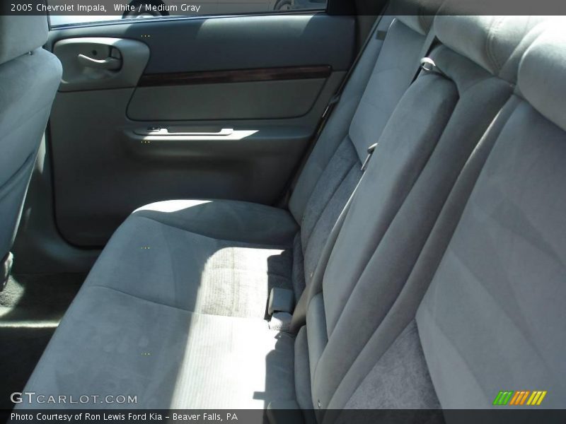White / Medium Gray 2005 Chevrolet Impala