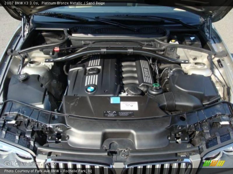 Platinum Bronze Metallic / Sand Beige 2007 BMW X3 3.0si