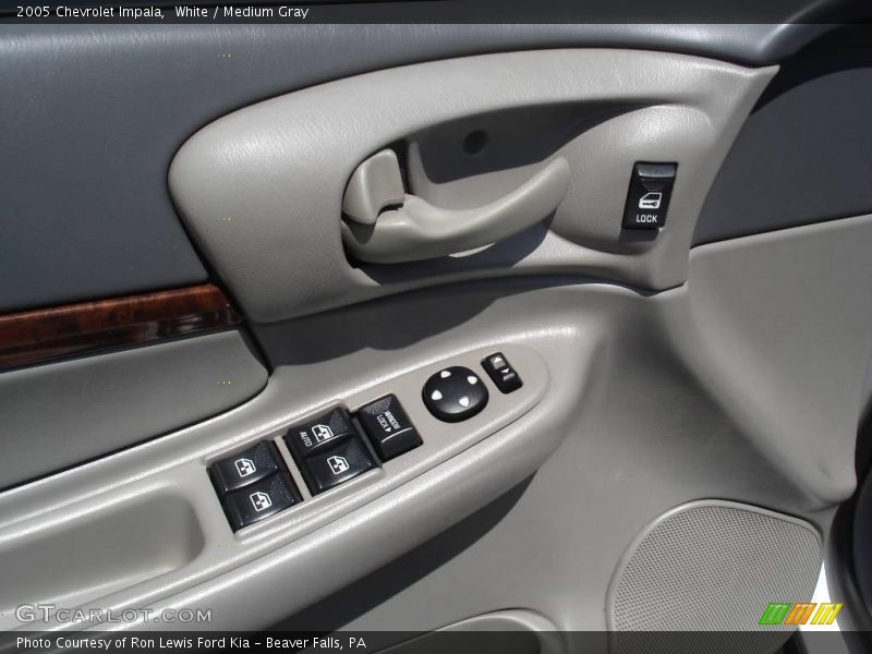 White / Medium Gray 2005 Chevrolet Impala