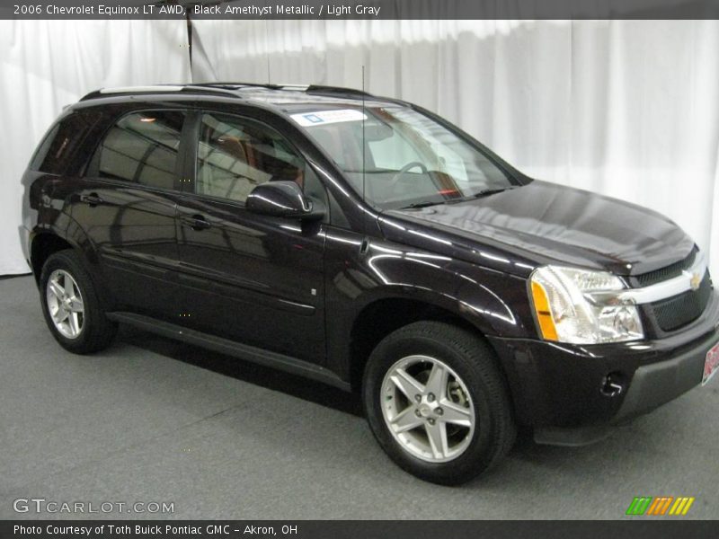 Black Amethyst Metallic / Light Gray 2006 Chevrolet Equinox LT AWD