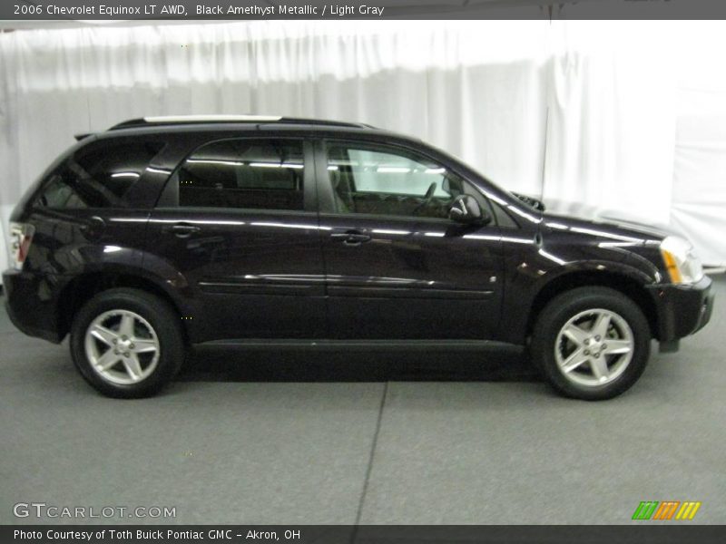 Black Amethyst Metallic / Light Gray 2006 Chevrolet Equinox LT AWD