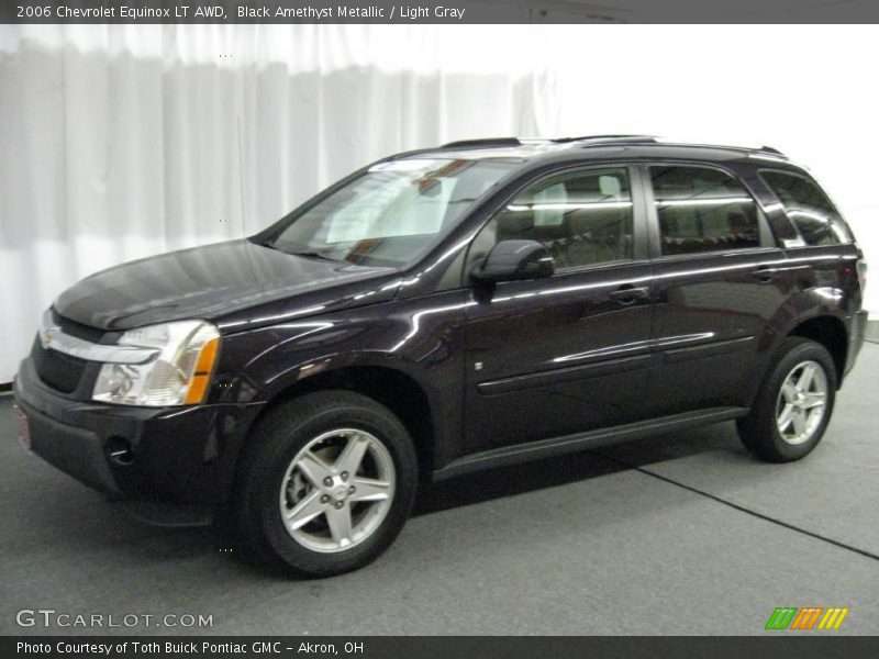 Black Amethyst Metallic / Light Gray 2006 Chevrolet Equinox LT AWD