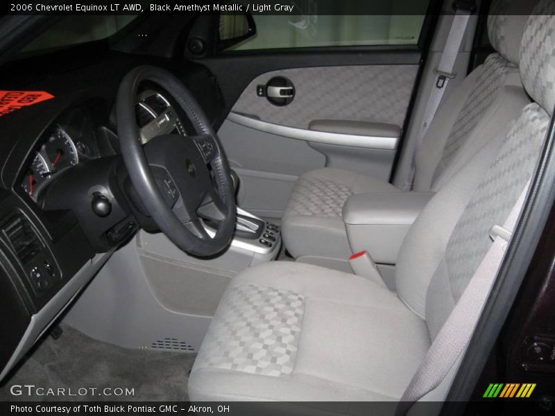 Black Amethyst Metallic / Light Gray 2006 Chevrolet Equinox LT AWD