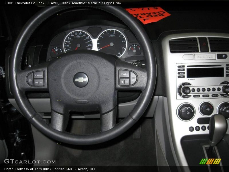 Black Amethyst Metallic / Light Gray 2006 Chevrolet Equinox LT AWD