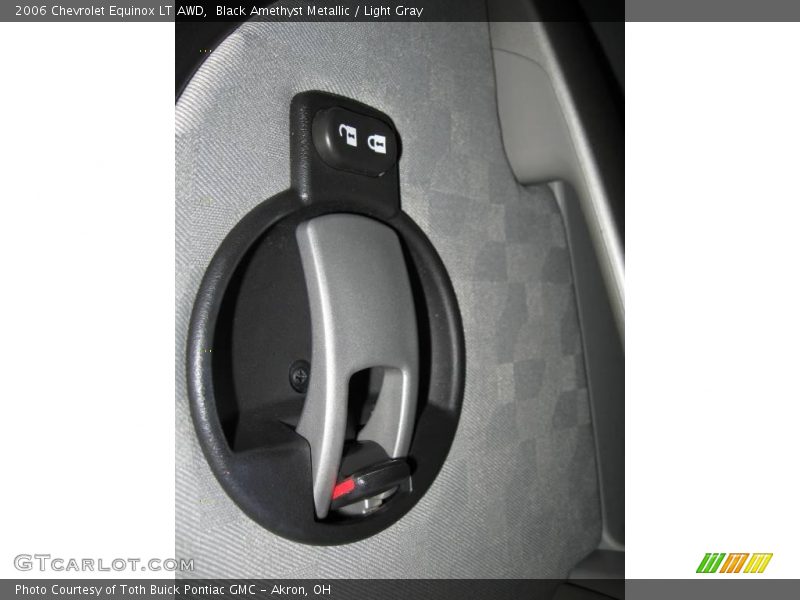 Black Amethyst Metallic / Light Gray 2006 Chevrolet Equinox LT AWD