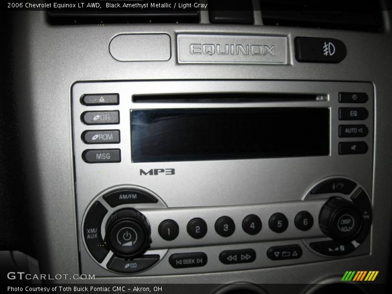 Black Amethyst Metallic / Light Gray 2006 Chevrolet Equinox LT AWD