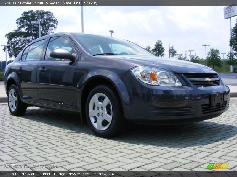 Slate Metallic / Gray 2008 Chevrolet Cobalt LS Sedan