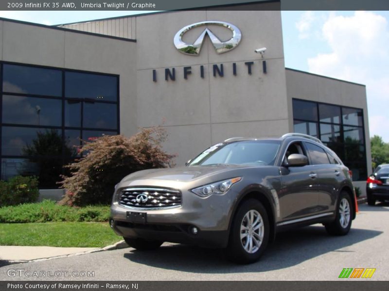 Umbria Twilight / Graphite 2009 Infiniti FX 35 AWD