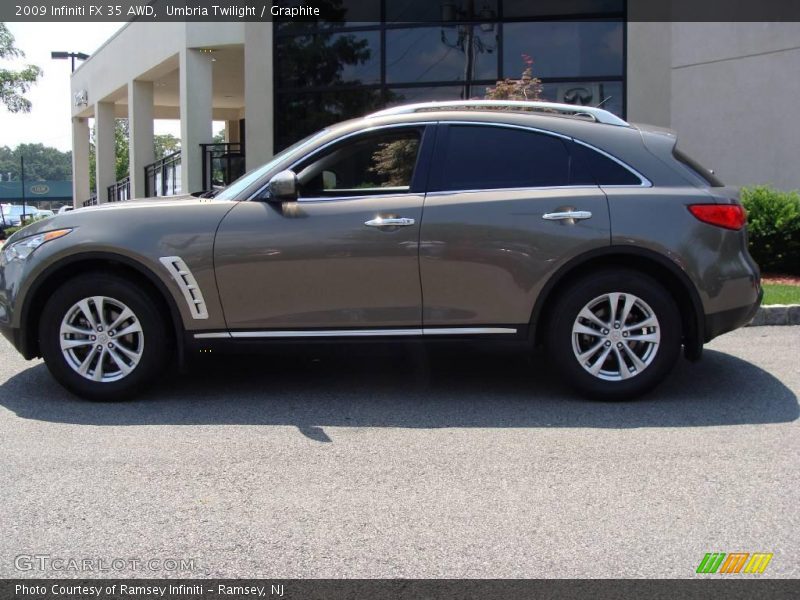 Umbria Twilight / Graphite 2009 Infiniti FX 35 AWD