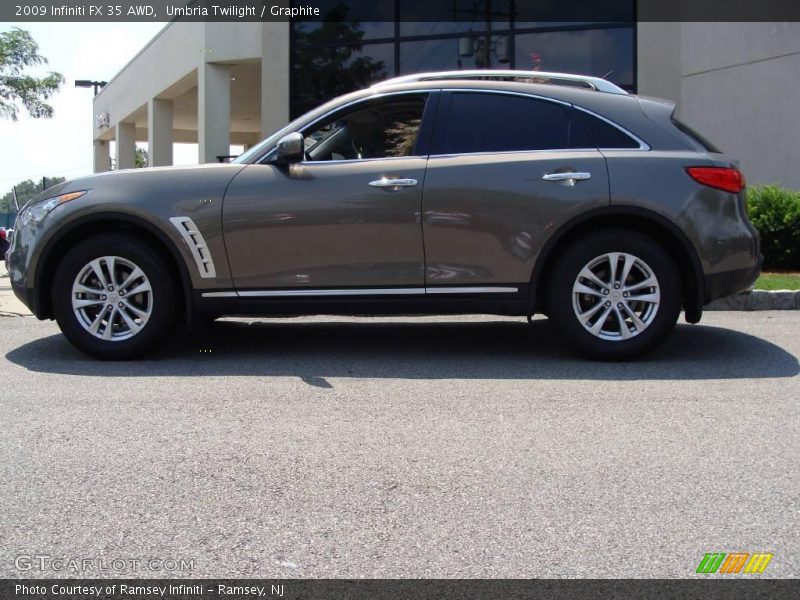 Umbria Twilight / Graphite 2009 Infiniti FX 35 AWD