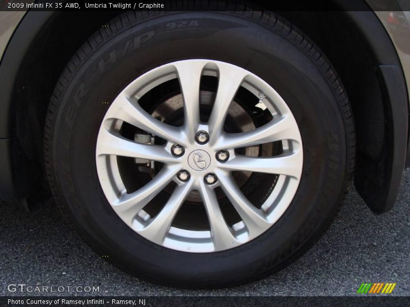 Umbria Twilight / Graphite 2009 Infiniti FX 35 AWD