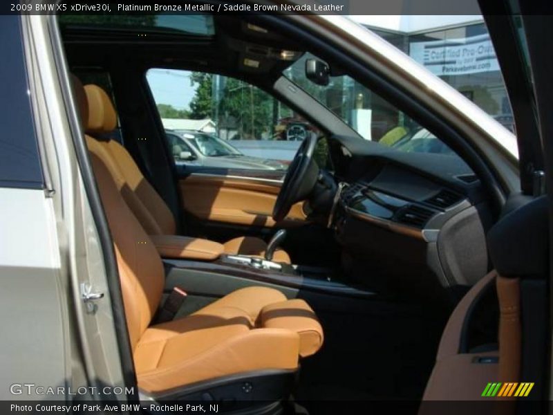Platinum Bronze Metallic / Saddle Brown Nevada Leather 2009 BMW X5 xDrive30i