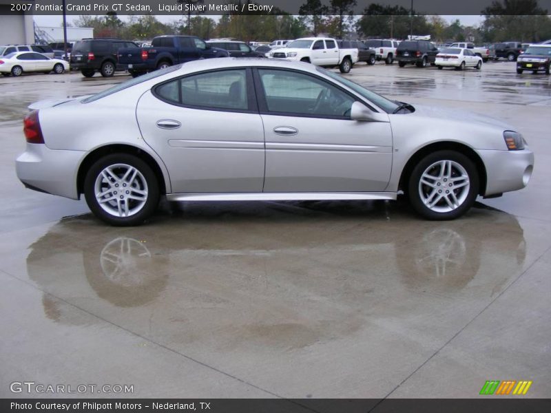 Liquid Silver Metallic / Ebony 2007 Pontiac Grand Prix GT Sedan