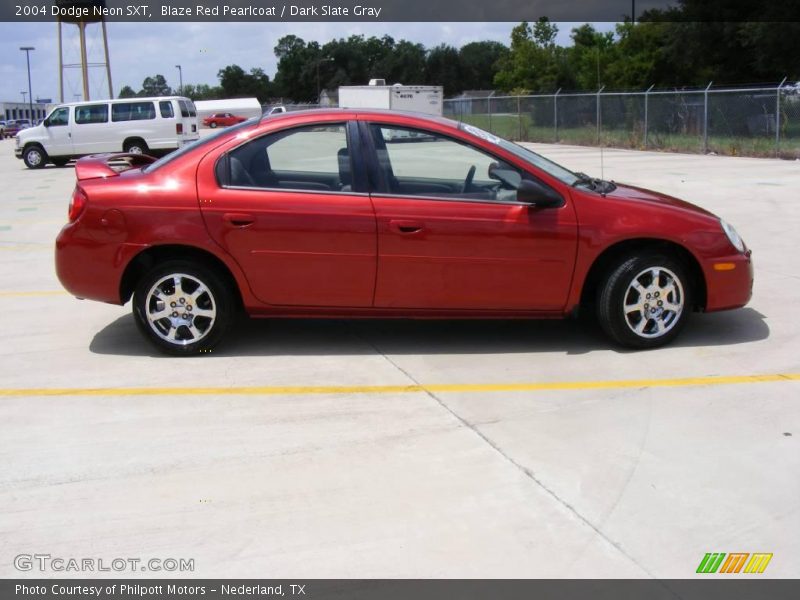 Blaze Red Pearlcoat / Dark Slate Gray 2004 Dodge Neon SXT