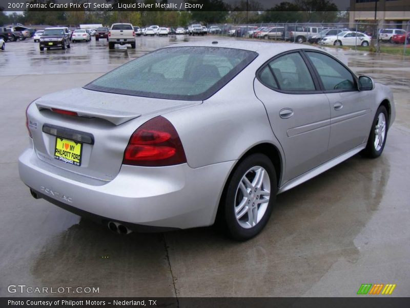 Liquid Silver Metallic / Ebony 2007 Pontiac Grand Prix GT Sedan