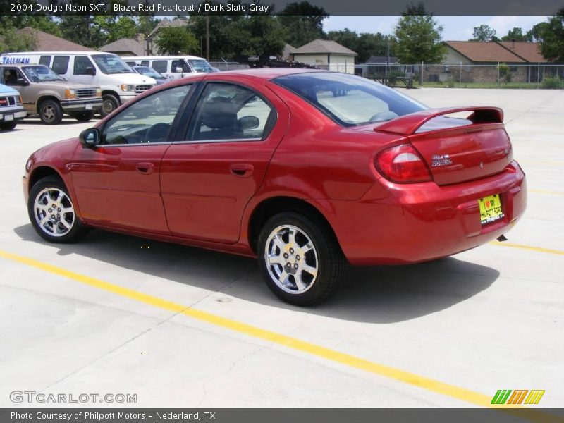 Blaze Red Pearlcoat / Dark Slate Gray 2004 Dodge Neon SXT