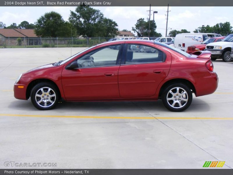 Blaze Red Pearlcoat / Dark Slate Gray 2004 Dodge Neon SXT