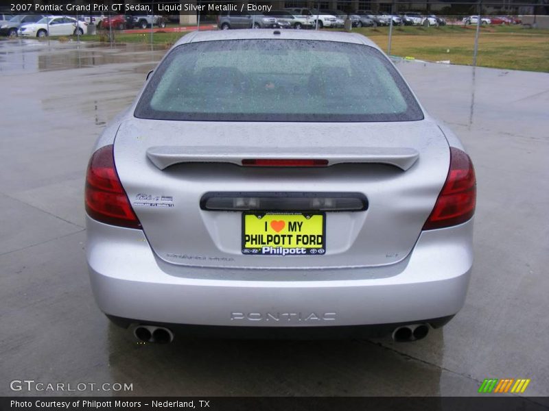 Liquid Silver Metallic / Ebony 2007 Pontiac Grand Prix GT Sedan