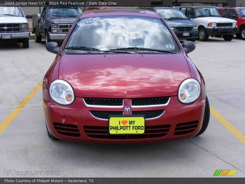 Blaze Red Pearlcoat / Dark Slate Gray 2004 Dodge Neon SXT