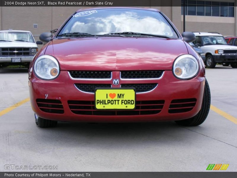 Blaze Red Pearlcoat / Dark Slate Gray 2004 Dodge Neon SXT