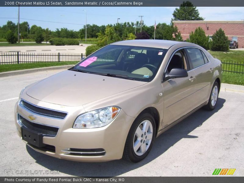 Sandstone Metallic / Cocoa/Cashmere Beige 2008 Chevrolet Malibu LS Sedan