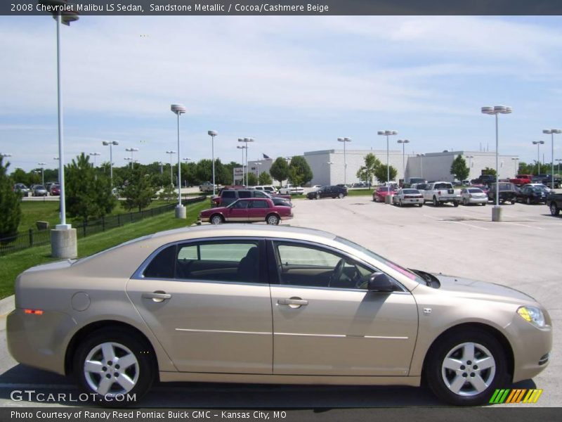 Sandstone Metallic / Cocoa/Cashmere Beige 2008 Chevrolet Malibu LS Sedan