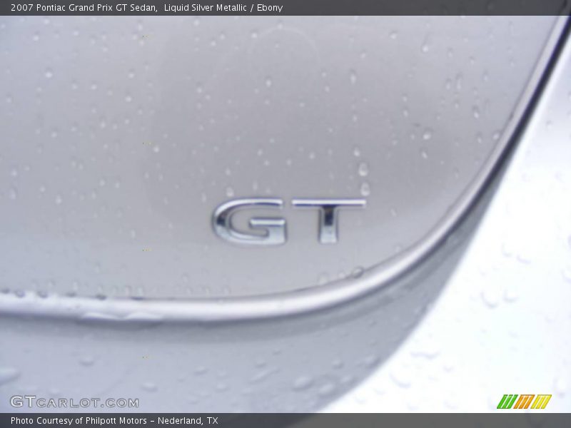 Liquid Silver Metallic / Ebony 2007 Pontiac Grand Prix GT Sedan