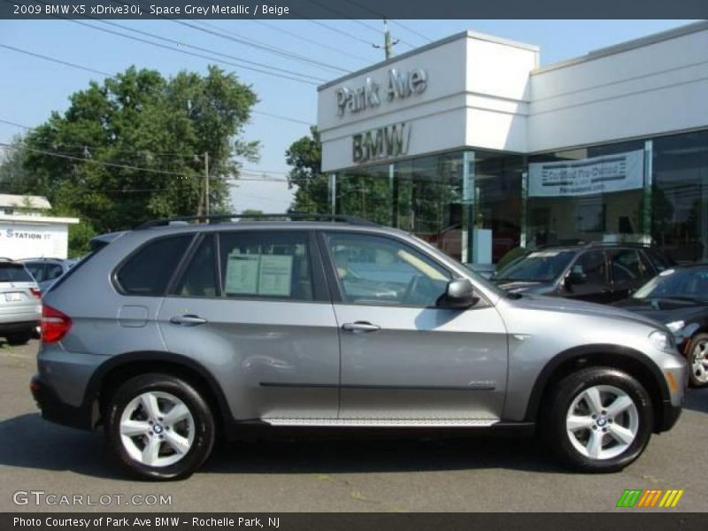 Space Grey Metallic / Beige 2009 BMW X5 xDrive30i