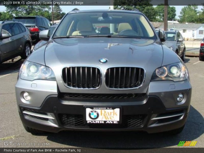 Space Grey Metallic / Beige 2009 BMW X5 xDrive30i