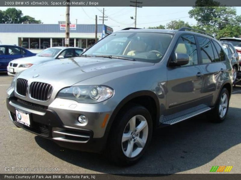 Space Grey Metallic / Beige 2009 BMW X5 xDrive30i