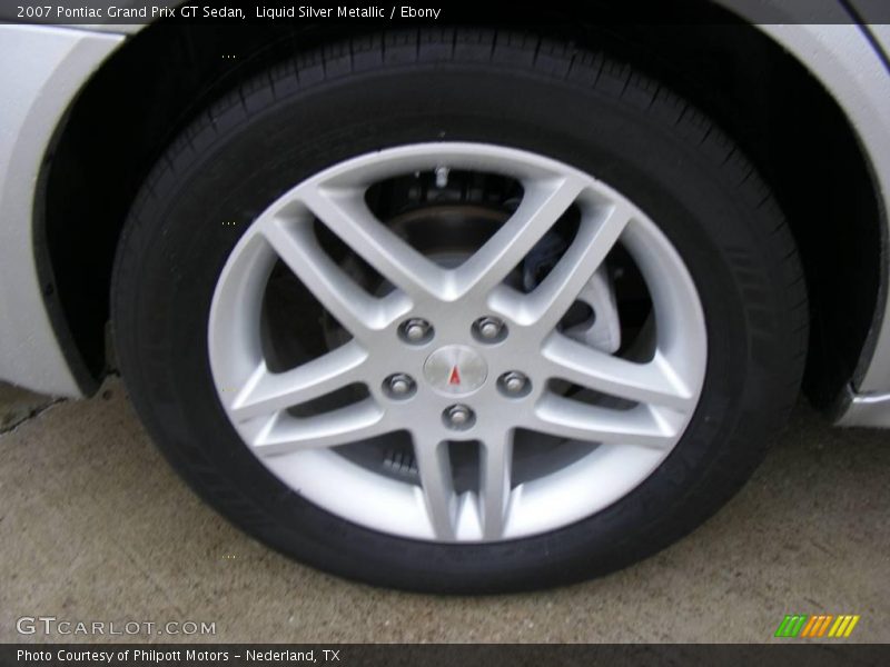 Liquid Silver Metallic / Ebony 2007 Pontiac Grand Prix GT Sedan