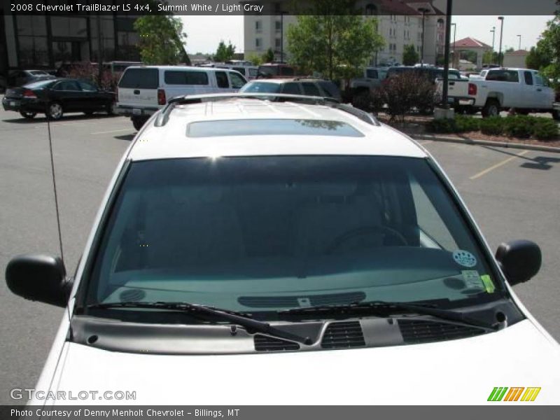 Summit White / Light Gray 2008 Chevrolet TrailBlazer LS 4x4