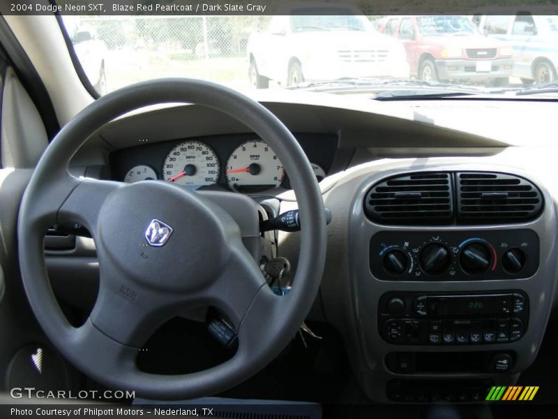 Blaze Red Pearlcoat / Dark Slate Gray 2004 Dodge Neon SXT