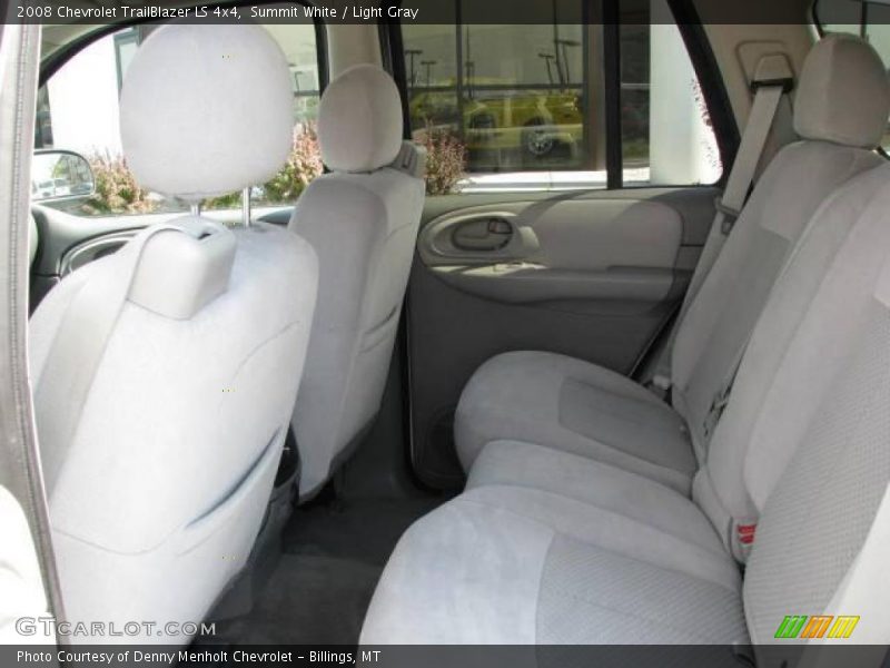 Summit White / Light Gray 2008 Chevrolet TrailBlazer LS 4x4
