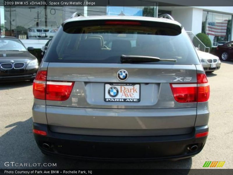 Space Grey Metallic / Beige 2009 BMW X5 xDrive30i